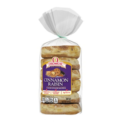 Oroweat Cinnamon Raisin Sliced English Muffins - 14 Oz - Image 4