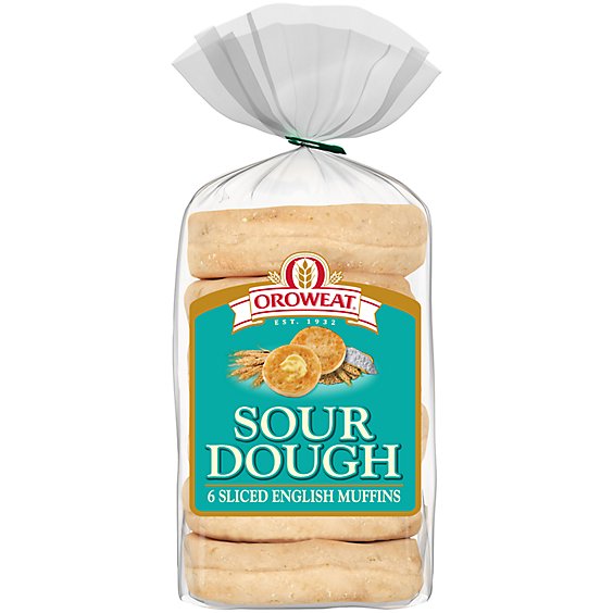 Oroweat Sour Dough English Muffins - 13 Oz