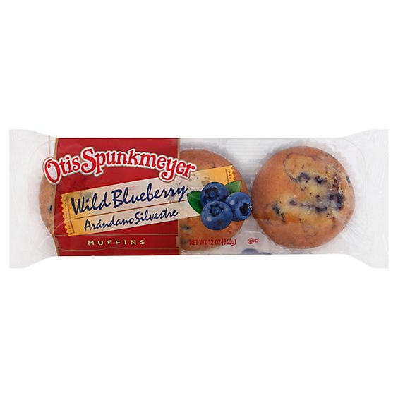 Otis Spunkmeyer Blueberry Muffin - 3-12 Oz