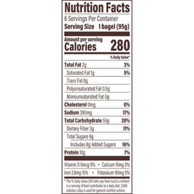 Thomas' Blueberry Bagels - 20 Oz - Image 3