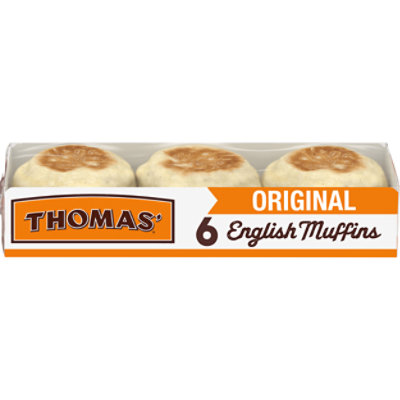 Thomas' Original Nooks & Crannies English Muffins - 6 Count - Image 1