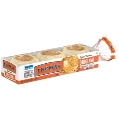 Thomas' Original Nooks & Crannies English Muffins - 6 Count - Image 4