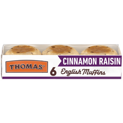 Thomas' Cinnamon Raisin English Muffins - 6 - 13 Oz
