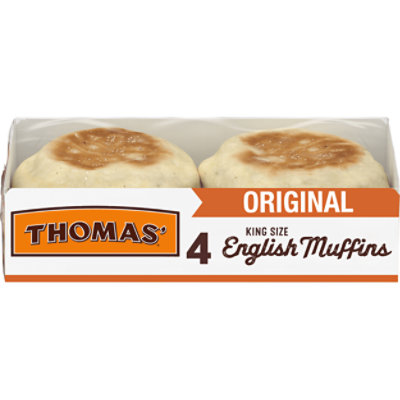 Thomas' King Size English Muffins - 12 Oz - Image 1