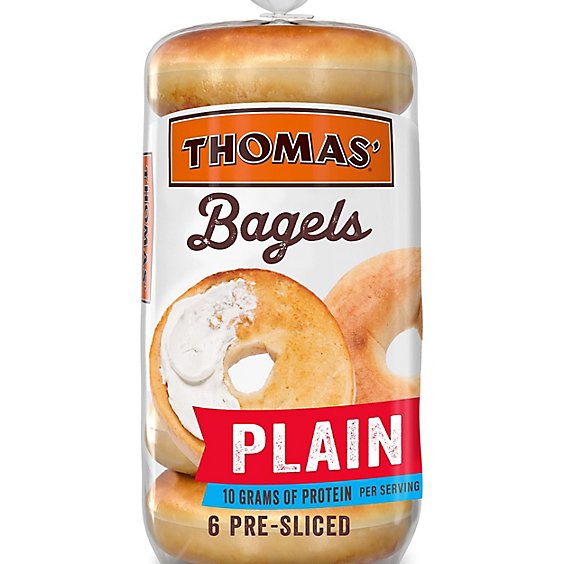 Thomas' Plain Bagels - 20 Oz