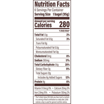 Thomas' Cinnamon Raisin Bagels - 20 Oz - Image 3