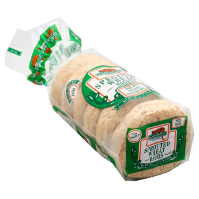 Alvarado St. Bakery Organic Sprouted Wheat Bagels - 6-20 Oz