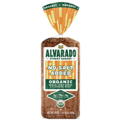 Alvarado St. Bakery Sprouted Multi Grain No Salt Bread - 24 Oz - Image 2