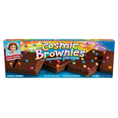 Little Debbie Brownies Cosmic with Chocolate Chip Candy - 6 Count - Image 2