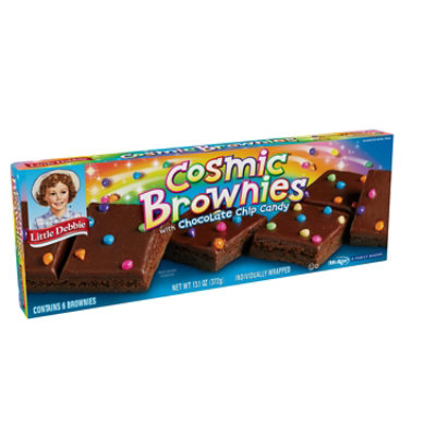 Little Debbie Brownies Cosmic with Chocolate Chip Candy - 6 Count - Image 2