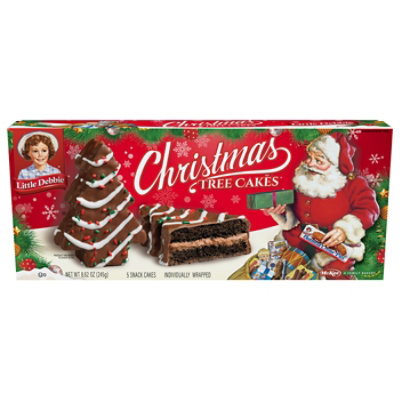 Little Debbie Cakes Christmas Tree Snack - 7.5 Oz - Image 1