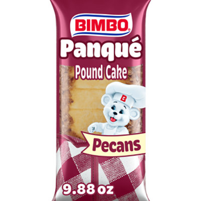 Bimbo Panque Con Nuez Plain Pound Cake with Pecans - 8.8 Oz