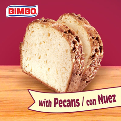 Bimbo Panque Con Nuez Plain Pound Cake with Pecans - 8.8 Oz - Image 2