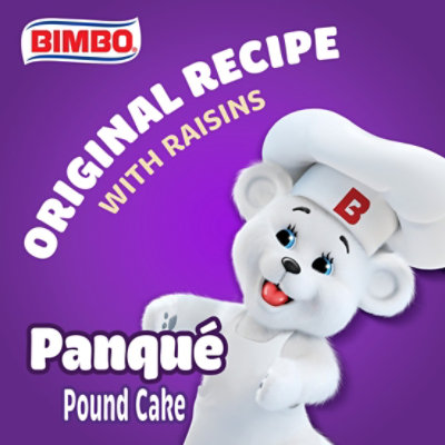 Bimbo Panque Con Pasas Plain Pound Cake with Raisins - 9.88 Oz - Image 3