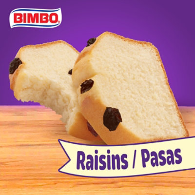 Bimbo Panque Con Pasas Plain Pound Cake with Raisins - 9.88 Oz - Image 2