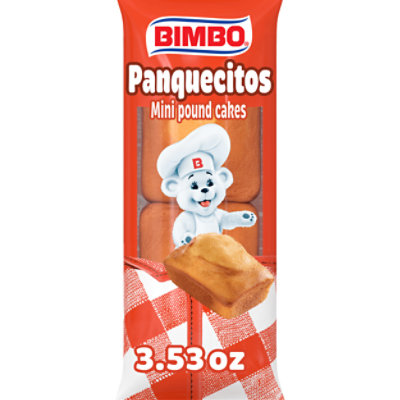 Bimbo Panquecitos Mini Pound Cakes 2 Count - 3.53 Oz
