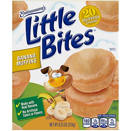 Entenmann's Little Bites Banana Mini Muffins - 5 Count - Image 1