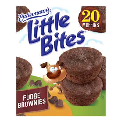 Entenmann's Little Bites Fudge Brownie Mini Muffins - 9.75 Oz - Image 3