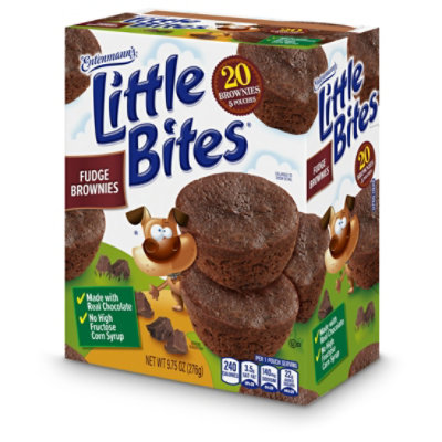 Entenmann's Little Bites Fudge Brownie Mini Muffins - 9.75 Oz - Image 4