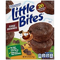 Entenmann's Little Bites Fudge Brownie Mini Muffins - 9.75 Oz - Image 1