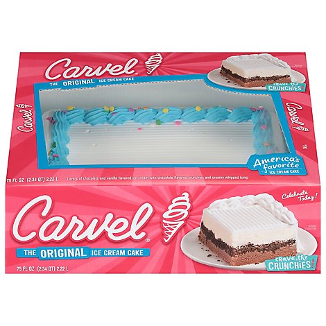 Carvel Family Size Confetti Ice Cream Cake - Each