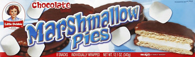 Little Debbie Pie Marshmallow Chocolate - 12.1 Oz