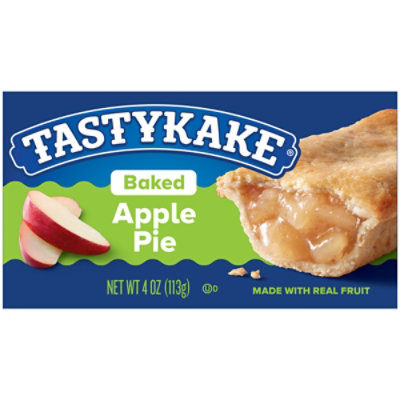 Tastykake Baked Apple Pie Individually Wrapped Apple Snack Pie Fruit Pie 4 Oz - Image 1