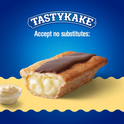 Tastykake Baked Tasty-Klair Pie Individually Wrapped Chocolate Éclair Flavored Snack Pie 4 Oz - Image 7