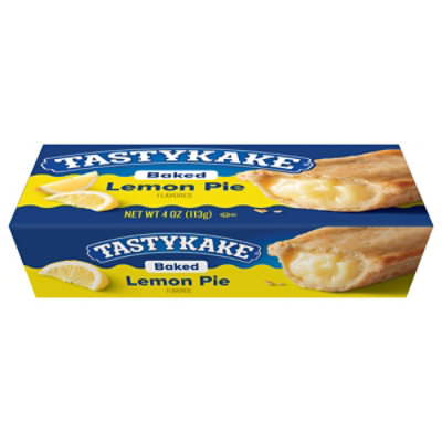 Tastykake Baked Lemon Pie Individually Wrapped Lemon Flavored Snack Pie - 4 Oz - Image 4