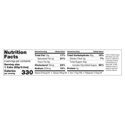 Tastykake Chocolate Juniors 4 Individually Wrapped Chocolate Iced Snack Cakes - 4 Count - Image 3