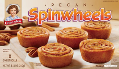 Little Debbie Pecan Spinwheels Individually Wrapped - 8 Count - Image 2