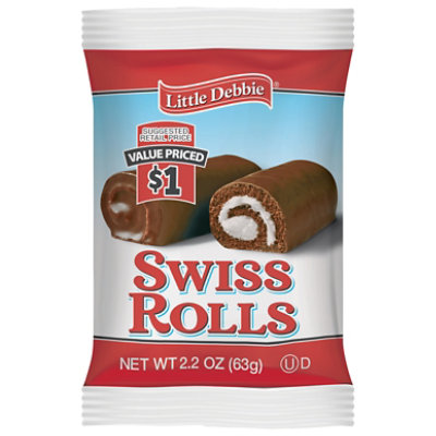 Little Debbie Swiss Rolls - 2.7 Oz