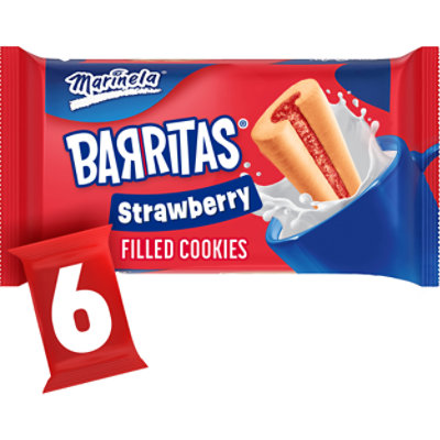 Marinela Barritas Fresa Filled Cookies - 6 - 11 Oz