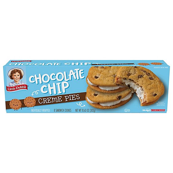 Little Debbie Cream Pie Chocolate Chip - 9.7 Oz