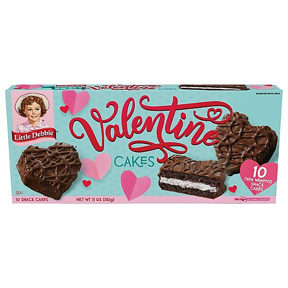 Little Debbie Cakes Chocolate Valentine - 11 Oz