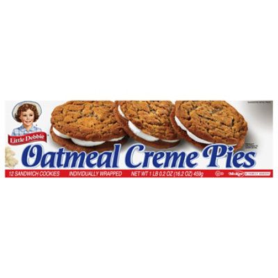Little Debbie Creme Pies Oatmeal - 12 Count - Image 2