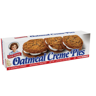 Little Debbie Creme Pies Oatmeal - 12 Count - Image 1