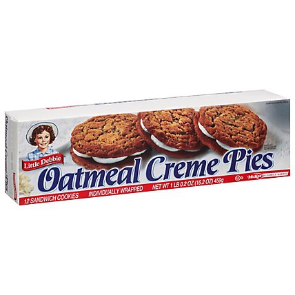 Little Debbie Creme Pies Oatmeal - 12 Count