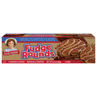 Little Debbie Fudge Rounds - 9.5 Oz
