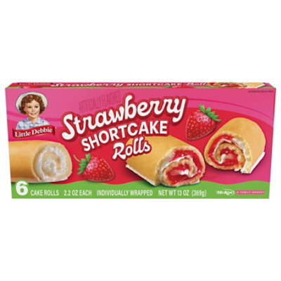 Little Debbie Rolls Shortcake Strawberry - 6 Count