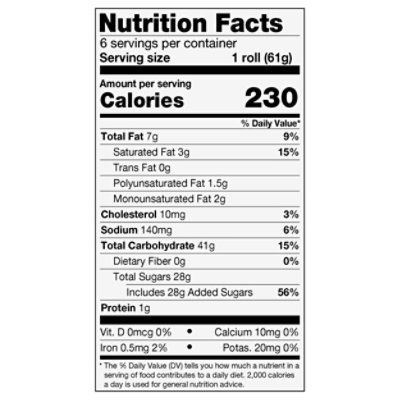 Little Debbie Rolls Shortcake Strawberry - 6 Count - Image 3