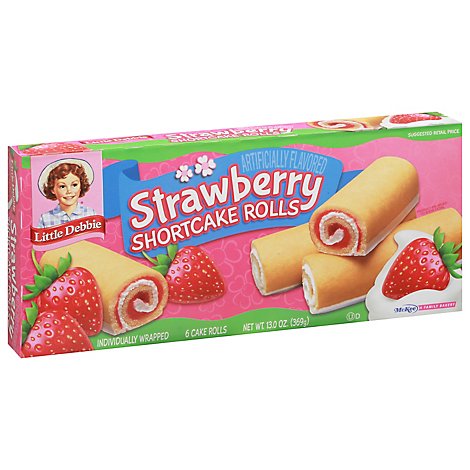 Little Debbie Rolls Shortcake Strawberry - 6 Count