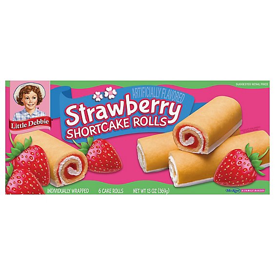 Little Debbie Rolls Shortcake Strawberry - 6 Count