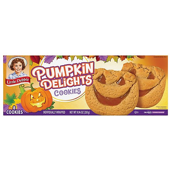 Little Debbie Cookies Pumpkin Delights - 9.8Oz