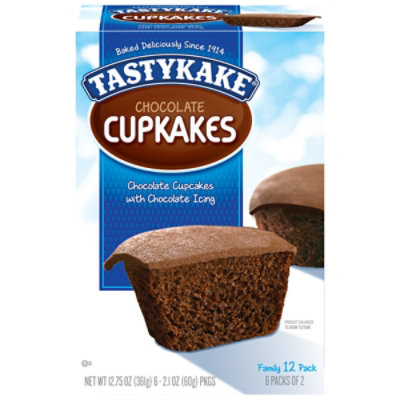 Tastykake Chocolate Cupkakes Chocolate Cupcakes - 12 Count - Image 3