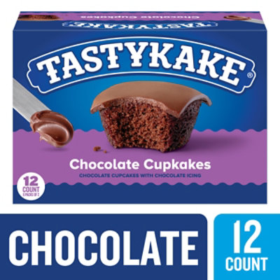 Tastykake Chocolate Cupkakes Chocolate Cupcakes - 12 Count