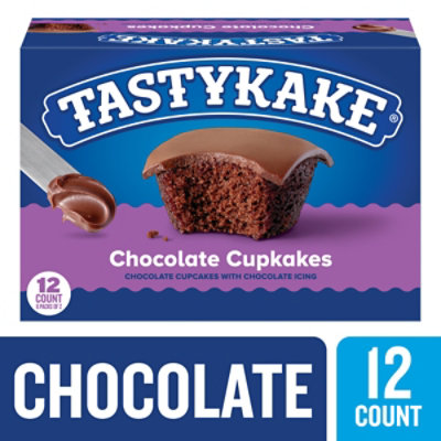 Tastykake Chocolate Cupkakes Chocolate Cupcakes - 12 Count - Image 1