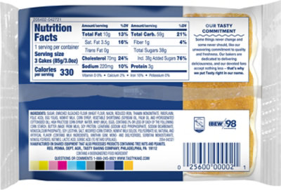 Tastykake Krimpets Butterscotch - 3 Oz - Image 5