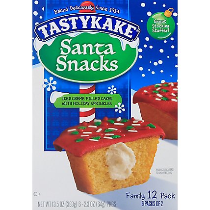 Tastykake Santa Snack Cupcakes - 13.5 Oz - Image 2