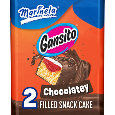 Marinela Gansito Strawberry and Creme Filled Snack Cakes - 2-3.52 Oz